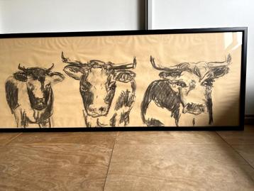 Tekening koeien beschikbaar voor biedingen