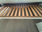 Tweepersoons bedframe - Wit metaal, Huis en Inrichting, Ophalen, Wit, Tweepersoons, Zo goed als nieuw