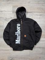 Carhartt x marlboro vintage werkjas zwart - maat XL, Zwart, Carhartt, Ophalen of Verzenden, Maat 56/58 (XL)