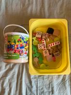 Playtive Junior Houten Bouwstenen Set en extra blokken, Ophalen of Verzenden, Zo goed als nieuw, Overige merken