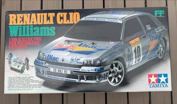 Vintage Tamiya Renault Clio Williams FF01 NIB 58138 beschikbaar voor biedingen