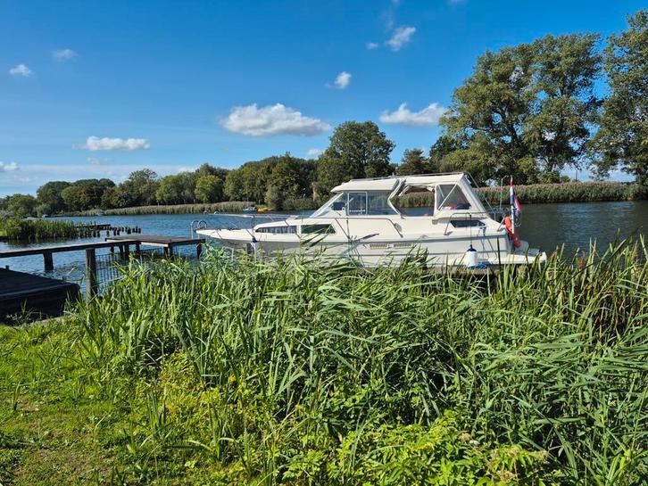 Comfortabele, betrouwbare Marex motorboot 8.70x 2.80, Watersport en Boten, Motorboten en Motorjachten, Gebruikt, Polyester, 6 tot 9 meter