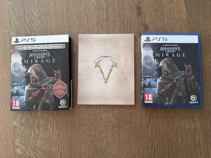 Assassin’s Creed Mirage – Launch Edition – Zo goed als nieuw, Spelcomputers en Games, Games | Sony PlayStation 5, Zo goed als nieuw