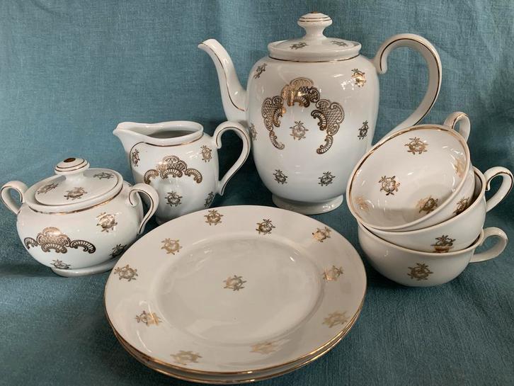 Antiek servies 8 delig set Mittereich Bavaria jaren 30/40, Antiek en Kunst, Antiek | Servies compleet, Ophalen of Verzenden