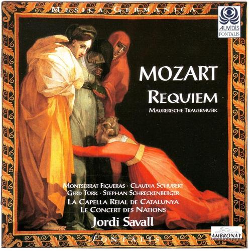 Mozart: Requiem en Ode funèbre o.l.v. Jordi Savall, Cd's en Dvd's, Cd's | Klassiek, Zo goed als nieuw, Vocaal, Classicisme, Met libretto
