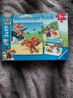 Paw Patrol Ravensburger Puzzel 3x49 stukjes, Ophalen of Verzenden, Meer dan 50 stukjes, Zo goed als nieuw, 4 tot 6 jaar