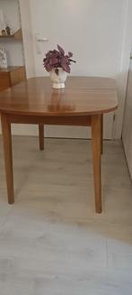 Vintage Uitschuifbare Eettafel, Huis en Inrichting, Ophalen, Gebruikt, Vintage, Eikenhout