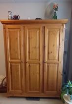 Grenen hang-/legkast drie deuren, Ophalen, Gebruikt, 200 cm of meer