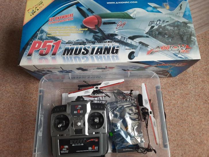 rc vliegtuig plus 2x helicopter Action rc ax-4 ct, Hobby en Vrije tijd, Modelbouw | Radiografisch | Helikopters en Quadcopters