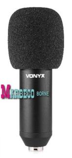 Microfoon Studio set, microfoon met tafel arm en popfilter, Muziek en Instrumenten, Microfoons, Vonyx, Nieuw, Info@marbeco.nl