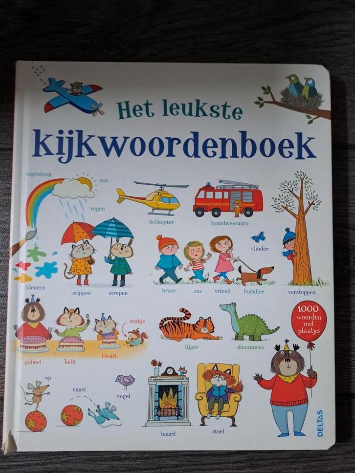 Het Leukste Kijkwoordenboek - Leerzaam en Leuk!, Boeken, Kinderboeken | Baby's en Peuters, Zo goed als nieuw, 1 tot 2 jaar, Uitklap-, Voel- of Ontdekboek