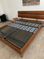 Tweepersoonsbed 180x200 cm, Huis en Inrichting, Slaapkamer | Bedden, Ophalen, Bruin, Tweepersoons, Zo goed als nieuw
