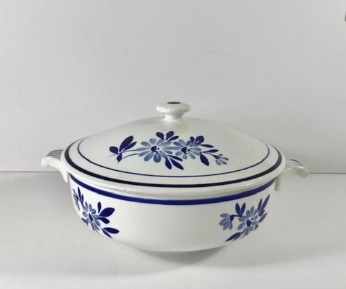 Gien Ceres soupière terrine met deksel blauw, Antiek en Kunst, Antiek | Servies los, Ophalen of Verzenden