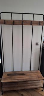 Kapstok met schoenenrek - Industrieel design, Huis en Inrichting, Woonaccessoires | Kapstokken, Ophalen