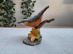 Boomklever vogeltje op tak porselein Franklin Mint, Verzamelen, Ophalen of Verzenden, Zo goed als nieuw, Hond of Kat, Beeldje of Figuurtje