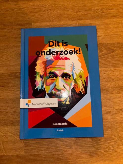 Dit is Onderzoek! – Ben Baarda (3e druk), Boeken, Schoolboeken, Zo goed als nieuw, Overige niveaus, Ophalen of Verzenden