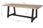 Tafel hardhout 200 x 100, Huis en Inrichting, Tafels | Eettafels, Ophalen, 100 tot 150 cm, 200 cm of meer, Zo goed als nieuw