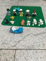 Lego Duplo dieren en poppetjes en motor met of zonder plaat, Kinderen en Baby's, Speelgoed | Duplo en Lego, Ophalen, Zo goed als nieuw
