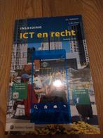 S.L. Gellaerts - Inleiding ICT en recht, Boeken, Ophalen of Verzenden, Zo goed als nieuw, S.L. Gellaerts; C.M. Jobse