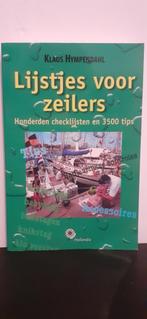 Lijstjes voor zeilers Checklijst + 3500 tips K Hympendahl !, Ophalen of Verzenden, Zo goed als nieuw, K Hympendahl, Watersport en Hengelsport