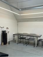 4 eettafel stoelen & 2 stools, Huis en Inrichting, Stoelen, Ophalen, Zwart, Design, Zo goed als nieuw