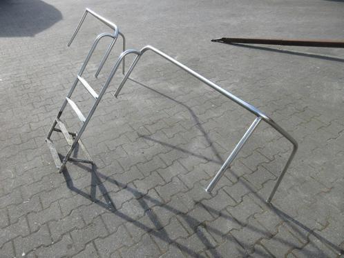 Hekrailing, achterrailing RVS 240 x 80 cm+ zwemtrap, Watersport en Boten, Accessoires en Onderhoud, Gebruikt, Overige typen, Ophalen