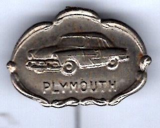 Plymouth zilverkleurig auto schildje speldje ( C_151 ), Verzamelen, Speldjes, Pins en Buttons, Verzenden, Zo goed als nieuw, Transport
