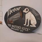 Muur Wandplaat His Masters Voice Nipper Victor, Ophalen of Verzenden, Opgezet dier