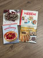4 Leuke Bak Kookboeken - Taarten, Gebak & Gezond, Ophalen of Verzenden, Zo goed als nieuw, Europa, Gezond koken