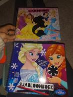 Sjablonenboek Frozen Disney princessen, Ophalen of Verzenden, Gebruikt