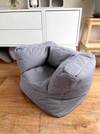 Jollein Beanbag baby / kinderstoeltje zitzak staal grijs, Zitzak, Grijs, Zo goed als nieuw, Ophalen