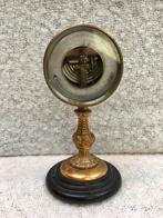 Antieke messing barometer thermometer T. Doninelli Fils Nice, Antiek en Kunst, Ophalen of Verzenden