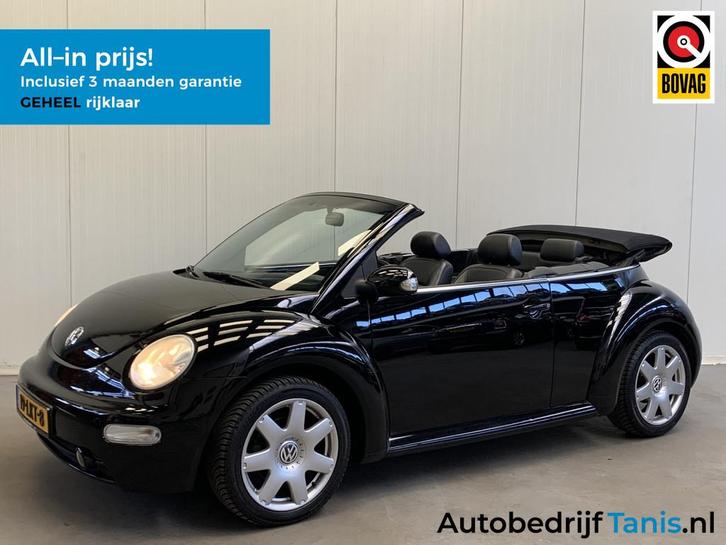 Volkswagen New Beetle Cabriolet 2.0 Highline AIRCO-LEDER-PDC, Auto's, Volkswagen, Bedrijf, Te koop, Beetle (Kever), ABS, Airbags