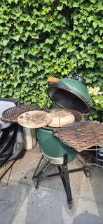 BIG GREEN EGG MEDIUM + accessoires + LetzQ Spit, Ophalen, Zo goed als nieuw, BIG GREEN EGG, Met accessoires