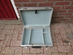 ALUMINIUM  KOFFER met sleutels, Gebruikt, Minder dan 50 cm, Ophalen of Verzenden, Minder dan 35 cm