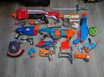 Diverse nerf pistolen + enkele accesoires, Kinderen en Baby's, Speelgoed | Buiten | Actiespeelgoed, Ophalen, Gebruikt