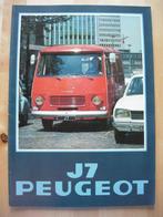 Peugeot J7 Bestelwagen Brochure 1978, Peugeot, Peugeot, Zo goed als nieuw, Ophalen