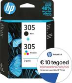 HP 305 - Inktcartridge - Origineel - Kleur en Zwart