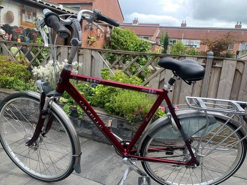 GAZELLE LUXE- 7 VERSN SHIMANO + VERING, Fietsen en Brommers, Fietsen | Heren | Herenfietsen, Gebruikt, Gazelle, 57 tot 61 cm, Versnellingen