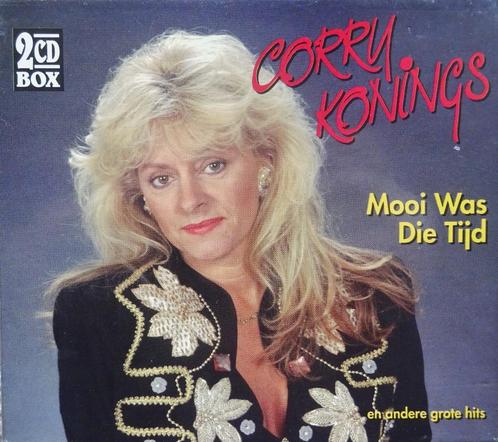 2 CDs..Corry Konings – Mooi Was Die Tijd - En andere  hits, Cd's en Dvd's, Cd's | Nederlandstalig, Zo goed als nieuw, Levenslied of Smartlap