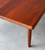 Salontafel Niels Bach Denmark 1960 Massief Teak, Ophalen, 50 tot 100 cm, 50 tot 100 cm, Zo goed als nieuw