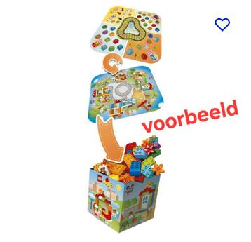 Duplo Speelmat en opbergbox beschikbaar voor biedingen