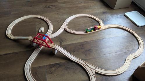 Brio houten treinbaan set, Kinderen en Baby's, Speelgoed | Houten speelgoed, Gebruikt, Overige typen, Ophalen of Verzenden