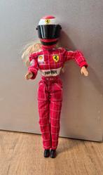 Scuderia Ferrari Barbie incl helm originele pak en schoenen, Ophalen of Verzenden