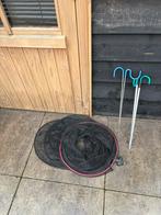 leefnet 2m met 2 sets hengelsteunen, Watersport en Boten, Hengelsport | Witvissen, Ophalen of Verzenden, Zo goed als nieuw, Overige typen