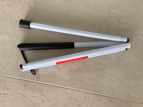 Nieuw! Blindenstok blinden stok blindegeleidestok taststok, Diversen, Wandelstokken, Opvouwbaar, Ophalen of Verzenden