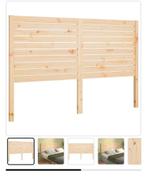 Houten hoofdbord, Ophalen, Beige, Nieuw, 140 cm