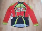 Wielertrui Lotto Mobistar, Ophalen of Verzenden, Gedragen, Rood, Hardlopen of Fietsen