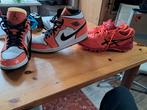 Air Jordan Oranje wit. Hoge schoen. 45, Sport en Fitness, Volleybal, Ophalen, Schoenen