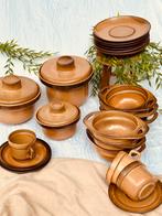 Vintage servies Driehoek Huizen Fokke Hamming Blaricum Deens, Gebruikt, Keramiek, Overige typen, Ophalen of Verzenden